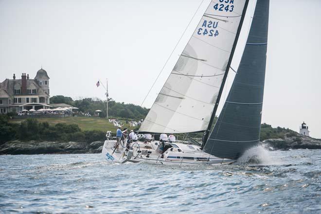 Chris Culver’s Swan 42 Blazer won IRC at the 2013 Ida Lewis Distance Race © Meghan Sepe